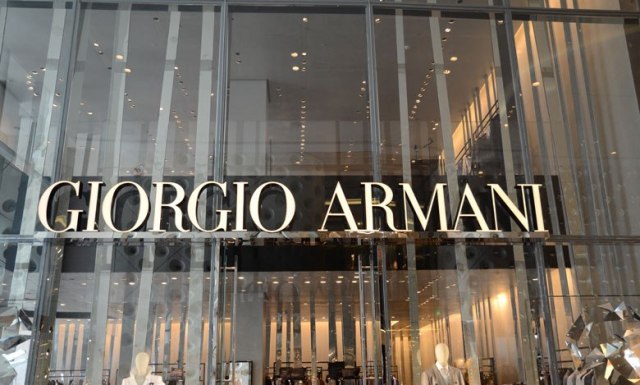 Pleksi Kutu Harf Giorgio Armani
